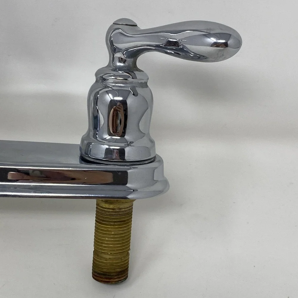 Moen Kitchen 2-Handle Standard 10 In Tall Bridge Arc Faucet in‎ Chrome Silver